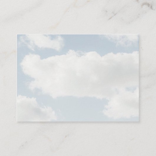 Cloud Nine Bruidsfeest Uitnodiging Breng Een Recep Informatiekaartje (Achterkant)