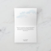 Cloud nine bruiloft feest bedankt (Binnen)