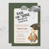 Cloud Nine Cute Woodland Duck Baby shower Kaart (Voorkant / Achterkant)