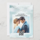 Cloud Nine Dream bruiloft repetitie diner Kaart (Achterkant)