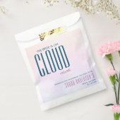 Cloud Nine Elegant Modern Pastel Vrijgezellenfeest Bedankzakje (Gezegeld)