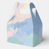 Cloud Nine Elegant Pastel Baby shower Bedankdoosjes (Achterkant)