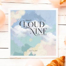Cloud Nine Elegant Pastel Baby shower