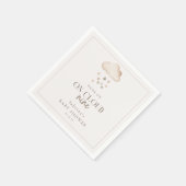 Cloud Nine Genderneutraal Baby shower Servet (Hoek)