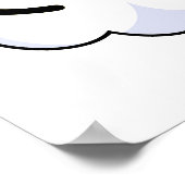 Cloud Nine Grappig Weer Pun Poster (Hoek)