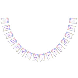 Cloud Nine Happy Birthday Banner – Waterverf verle