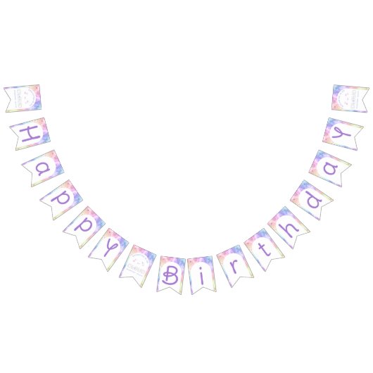 Cloud Nine Happy Birthday Banner – Waterverf verle (Alle)