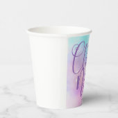 Cloud Nine Meisje Baby shower Papieren Bekers (Rechts)