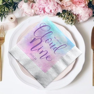 Cloud Nine Meisje Baby shower Servet