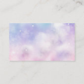 Cloud Nine Meisje Luier Raffle Ticket Informatiekaartje (Achterkant)