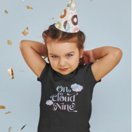 Cloud Nine Meisje Verjaardagsfeestje T-shirt