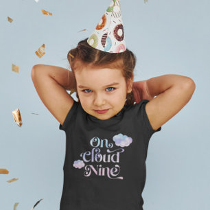 Cloud Nine Meisje Verjaardagsfeestje T-shirt