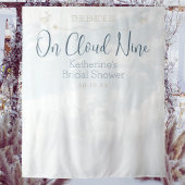 Cloud Nine Modern Elegant Vrijgezellenfeest Achter Wandkleed