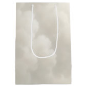 Cloud Nine Moderne Baby Shower Dank Je Medium Cadeauzakje (Achterkant)