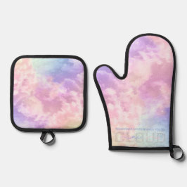 Cloud Nine Oven Mitt & Pot Holder Set – Rainbow Pa