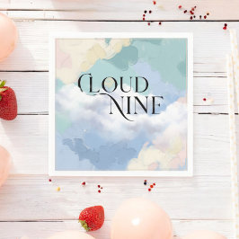 Cloud Nine Pastel Baby shower Servet
