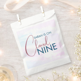Cloud Nine Pastel Roze Bruiloftsborrel Bedankzakje