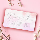 Cloud Nine Pastel Roze Display Vrijgezellenfeest Informatiekaartje