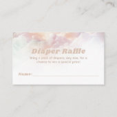 Cloud Nine Rainbow Cloud Baby shower Boeken Informatiekaartje (Voorkant)