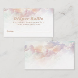 Cloud Nine Rainbow Cloud Baby shower Boeken Informatiekaartje