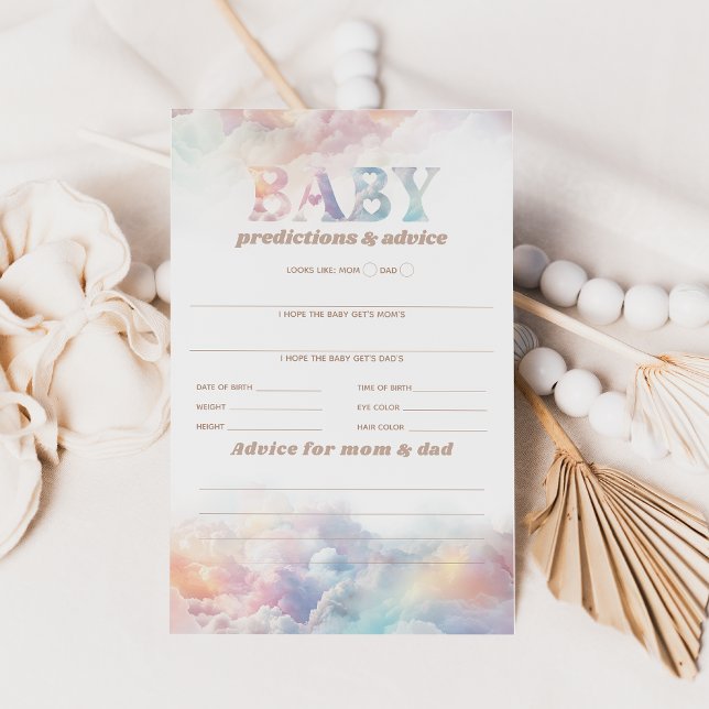 Cloud Nine Rainbow Cloud Baby shower spel (Creator heeft geüpload)