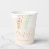 Cloud Nine Rainbow Verjaardag Papieren Bekers (Voorkant)