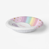 Cloud Nine Regenboog en Sterren 9e Verjaardagsfees Papieren Kommen (Gebogen)