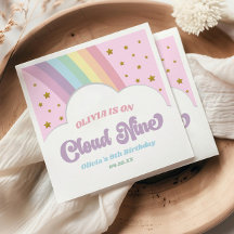 Cloud Nine Regenboog en Sterren 9e Verjaardagsfees