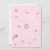 Cloud Nine Retro Groovy Daisy 9th Birthday Kaart (Achterkant)