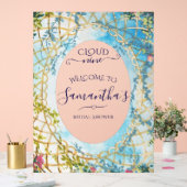 Cloud Nine Rococo Revival Vrijgezellenfeest Welkom Acryl Bord (Huwelijk)