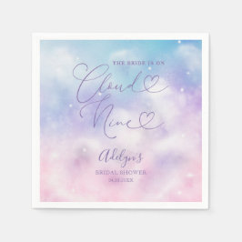 Cloud Nine Roze en Paarse Sky Vrijgezellenfeest Servet