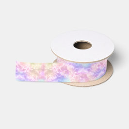 Cloud Nine satijn lint – pastel Waterverf wolken