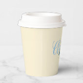 Cloud nine-script blauw bruidsdouchefeest papieren bekers (Rechts)