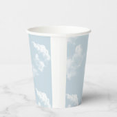 Cloud Nine Sky - Aangepast Baby shower Beschikbaar Papieren Bekers (Rechts)