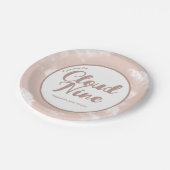 Cloud Nine Sky - Aangepast Baby shower Beschikbaar Papieren Bordje (Gekanteld)