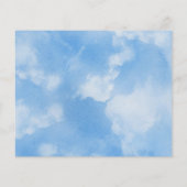 Cloud Nine Sky Blue Vrijgezellenfeest Recipe Game (Achterkant)