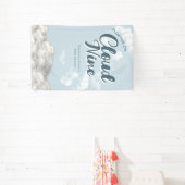Cloud Nine Sky - Rainbow Baby shower Fotomuur Spandoek (Insitu)