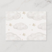 Cloud Nine Teddy Bear Baby Shower Books for Baby Informatiekaartje (Achterkant)