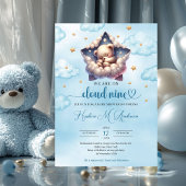 Cloud Nine teddybeer Boy Baby shower Kaart