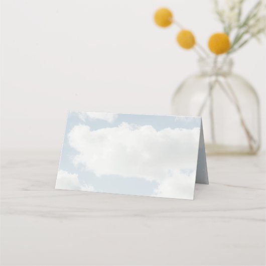 Cloud Nine Thema Ze Is Op Cloud 9 Feest Plaatskaartje (Voorkant)