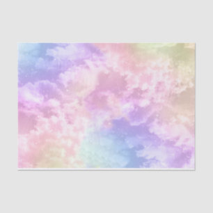 Cloud Nine Tissue Paper – Waterverf Dromerige Wolk Tissuepapier