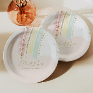 Cloud Nine verjaardag Papieren Bordje