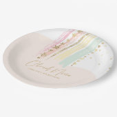 Cloud Nine verjaardag Papieren Bordje (Gekanteld)