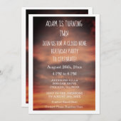 Cloud Nine verjaardagsfeestje 2e twee aangepaste l Kaart (Voorkant / Achterkant)