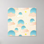 Cloud Nine Vibes Canvas Afdruk (Voorkant)