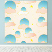Cloud Nine Vibes Canvas Afdruk (Insitu (Houten vloer))