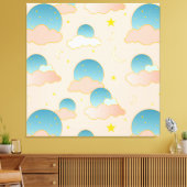 Cloud Nine Vibes Canvas Afdruk (Insitu (Woonkamer))
