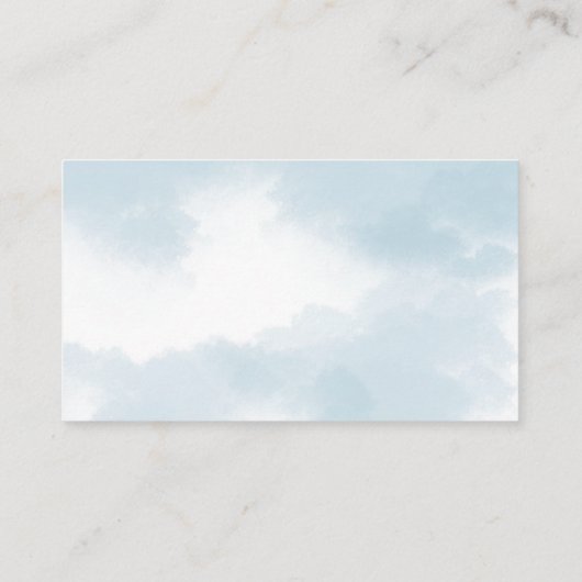 Cloud Nine Vrijgezellenfeest Behuizing Kaart (Achterkant)