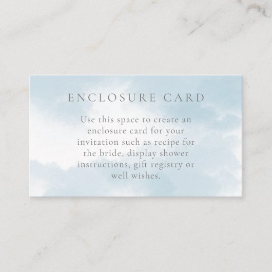 Cloud Nine Vrijgezellenfeest Behuizing Kaart (Voorkant)