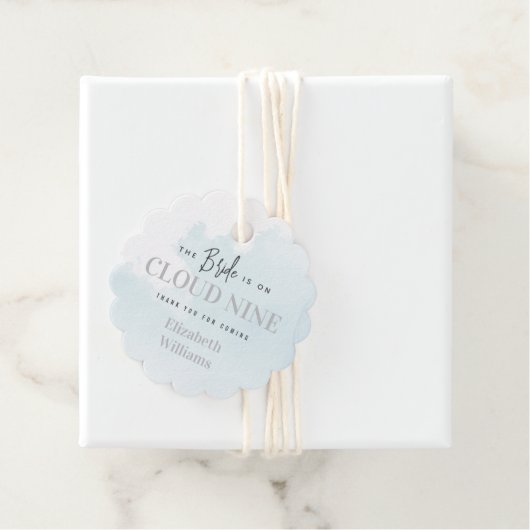 Cloud Nine Vrijgezellenfeest Dank je wel Bedankjes Labels (In situ)